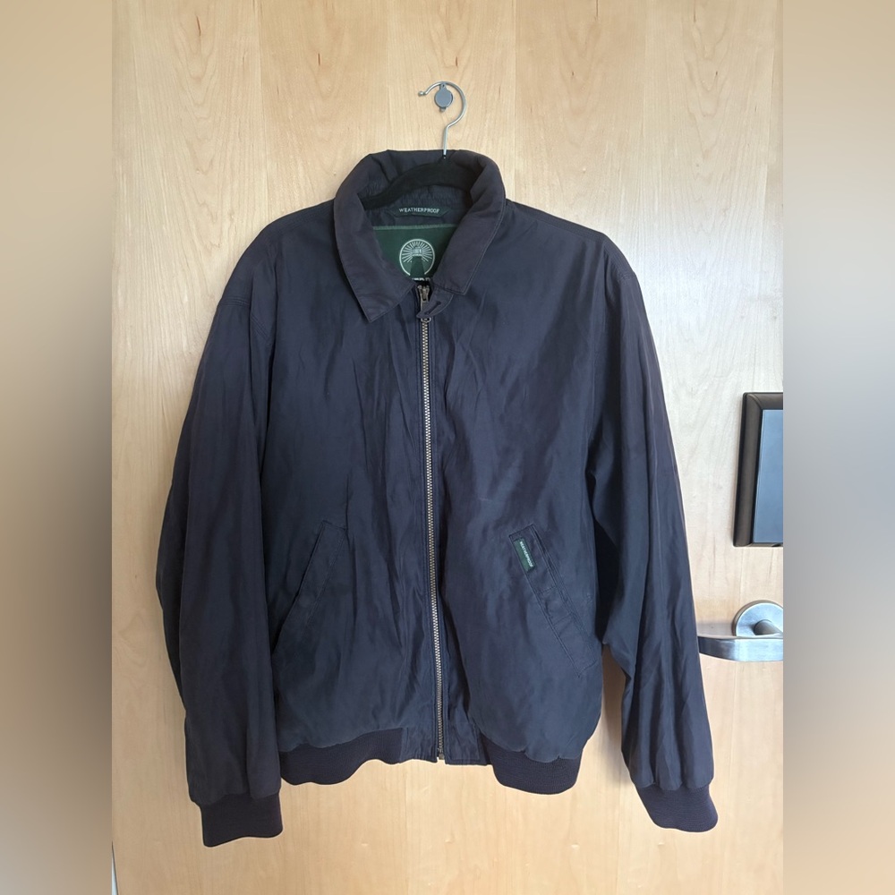 Weatherproof Black Bomber Golf Jacket - image 1